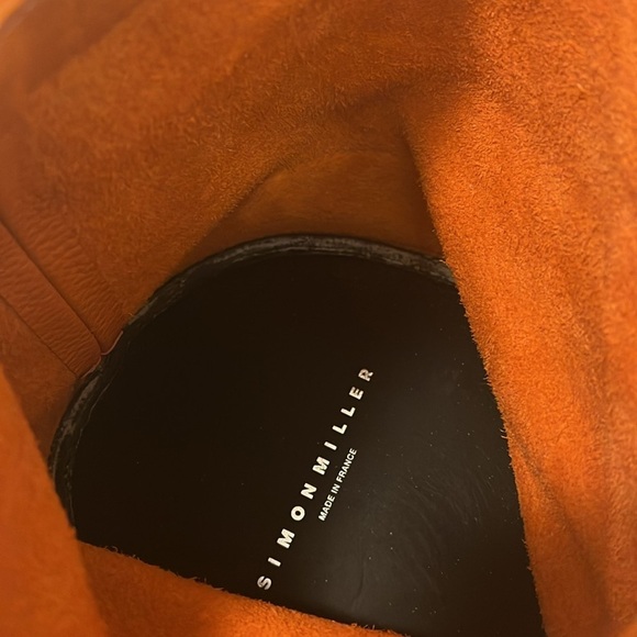 Simon Miller | Bonsai 20 Leather Bucket Bag - Sponge Orange - Picture 6 of 6